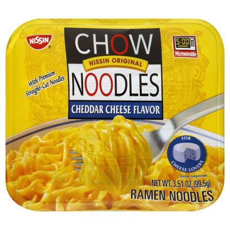 Nissin Original Cheddar Cheese Flavor Chow Noodles